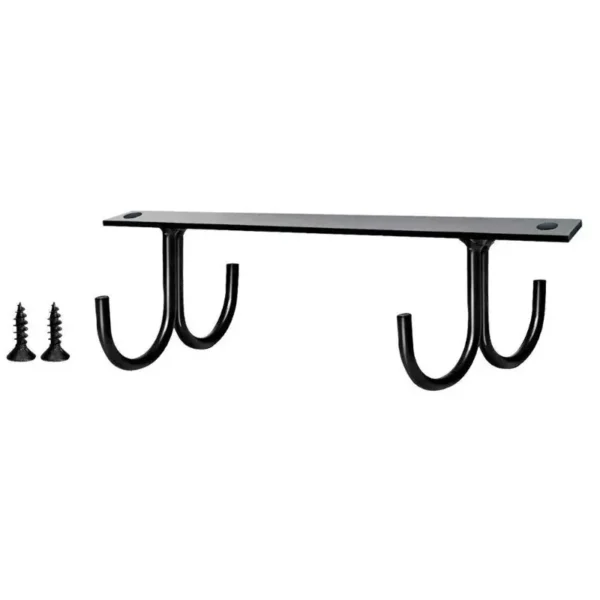 Kitchen Cup Holder Mug Rack Under Cabinet 4 Hooks Under Shelf Display Hanging Drying for Bar Kitchen Utensils Household - Image 2