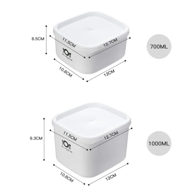 Microwave Oven Lunch Box Leakproof Bento Food Container Children Kids School Office Portable Bento Box 700/900/1000/1400ml - Image 2