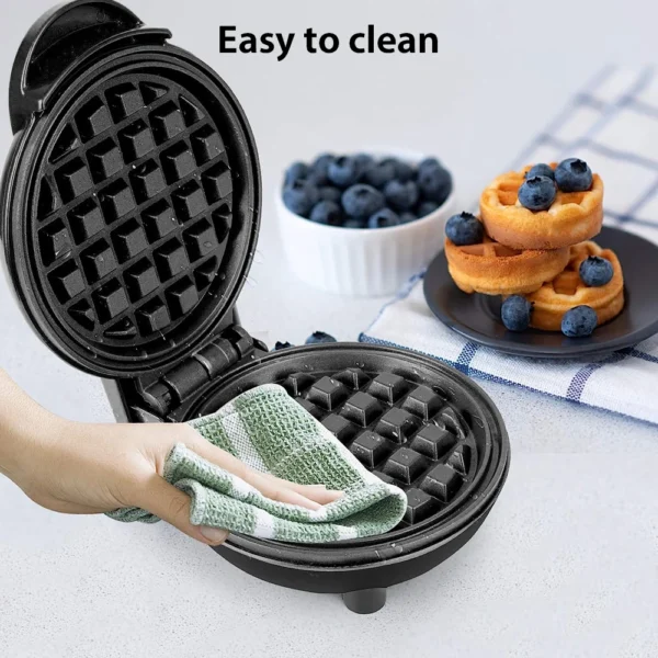 350W Mini Electric Waffle Maker – Non-Stick Pancake, Bubble Egg, and Cake Machine for Quick Breakfast Treats - Image 3