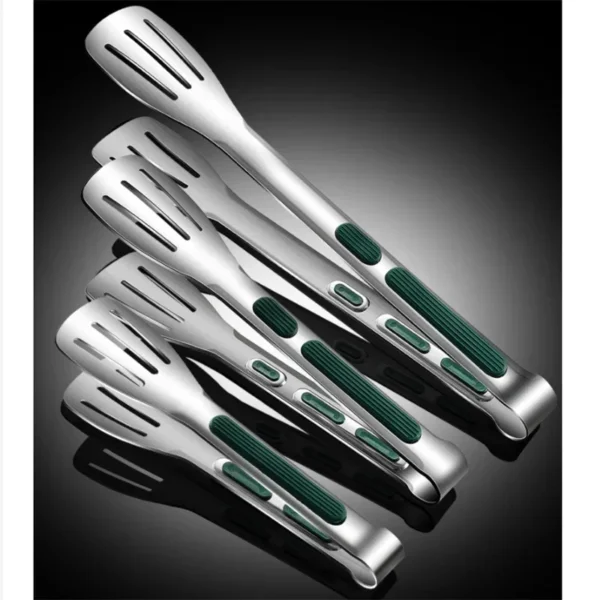 Non-Slip Stainless Steel Food Tongs Meat Salad Bread Serving Clip Barbecue Grill Buffet Clamp Cooking Tools Kitchen Accessories - Image 3