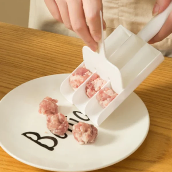 Creative Kitchen Triple Meatball Maker Useful Meatball Maker Machine Fish Ball Set DIY Home Cooking Tool Kitchen Accessories