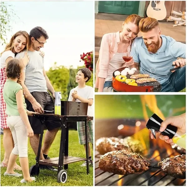 200/300/500ml Oil Spray Bottle for BBQ & Cooking | Olive Oil Sprayer, Vinegar Dispenser, Baking & Roasting Oil Sprayer - Image 5