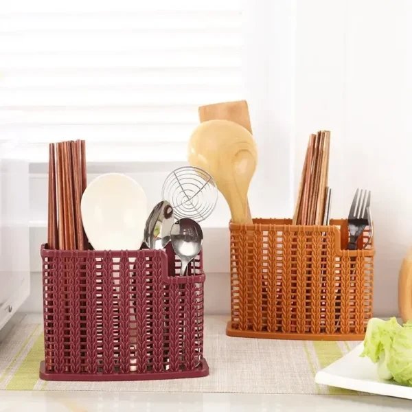 Utensil Drying Racks Knife Stand Drain Rack Cutlery Organizer Spoon Fork Chopstick Holder Kitchenware Tray for Kitchen Organizer - Image 3
