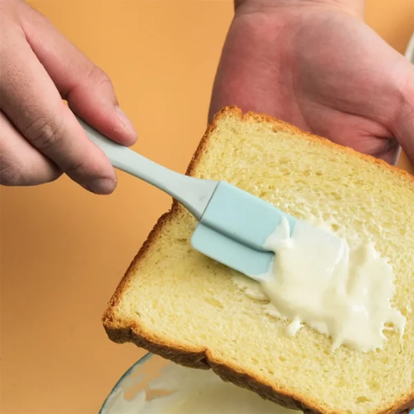 3PCS Silicone Spatula Set | Non-Stick Cake Scraper, Oil Brush & Mixer Spatula for Baking, Cooking & DIY - Image 4