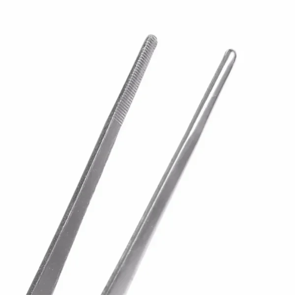 16/20/25/30 Cm Toothed Tweezers Stainless Steel Long Food Tongs Barbecue BBQ Tool Straight Home Medical Garden Kitchen Eyelash - Image 6