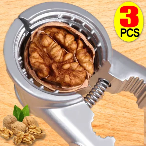 1/3PCS Walnut Clip Shelling Machine Alloy Chestnut Cracker Opener Cutter Nuts Clip Walnut Pliers Tools Home Kitchen Accessories