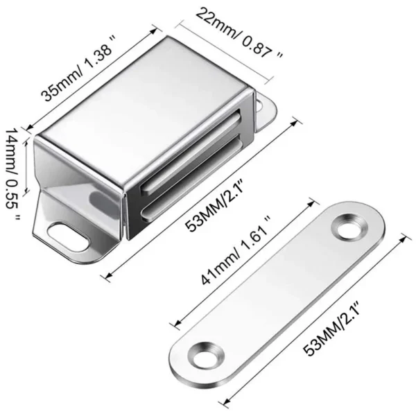 Magnetic Door Catch Jiayi Strong Heavy Duty Cupboard Magnets 10KG Kitchen Door For Cabinets Drawers Sliding Screen Door Home - Image 3