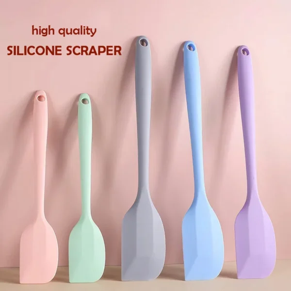 Silicone Cream Spatula | Non-Stick Butter Spatula, Heat-Resistant Baking Tool for DIY Cake Decorating & Cooking