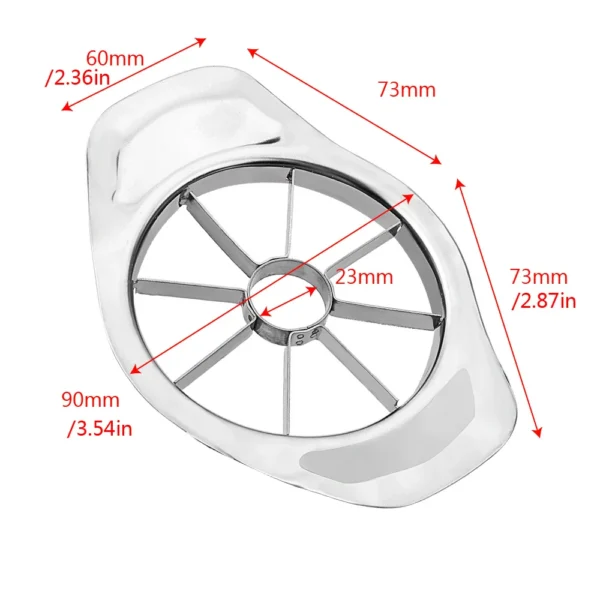 HILIFE Kitchen Gadgets Stainless Steel Comfort Handle Divider Apple Cutter Vegetable Fruit Tools - Image 3