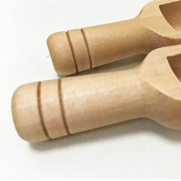 Mini Wooden Scoops Bath Salt Spoon Candy Flour Spoon Scoops Kitchen Utensils Kitchen Tool Laundry Detergent Powder Spoon - Image 5