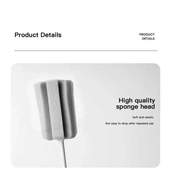 Brush Long Handle Cups Cleaner Kitchen Water Cup Cleaning Household Utensils Long Bottle Tea Cup Brush No Dead Corners Cup Brush - Image 4