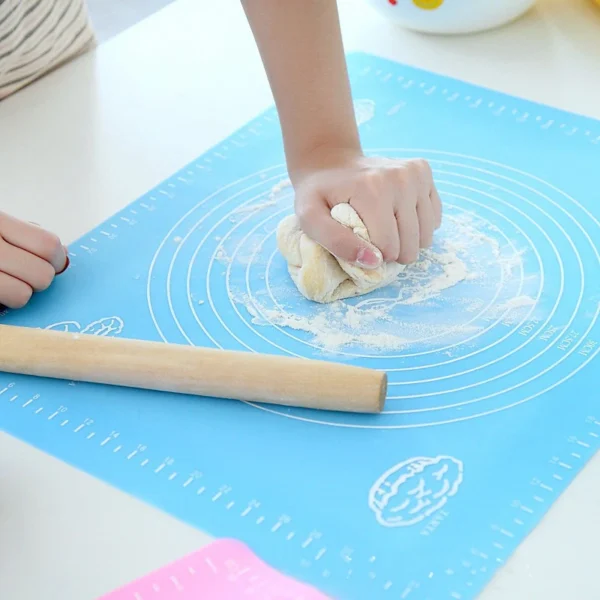 Extra Large Silicone Baking Mat with Measurements | Non-Stick Kneading Dough, Pizza, Cake, and Pastry Mat | 70x50cm | FDA Approved - Image 6