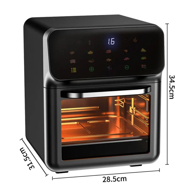 10L Large Capacity Electric Air Fryer – Oil-Free, 360° Hot Air Circulation, Smart Temperature Control, Convection Oven, Deep Fryer - Image 5