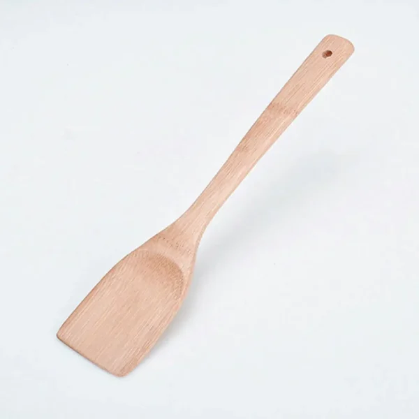 1 Pcs Bamboo Wooden Kitchen Tools Utensils Cooking Non-Stick Spatula Spoon New Wave Mini Wood for Spoon Flatware Kitchen Tool - Image 3