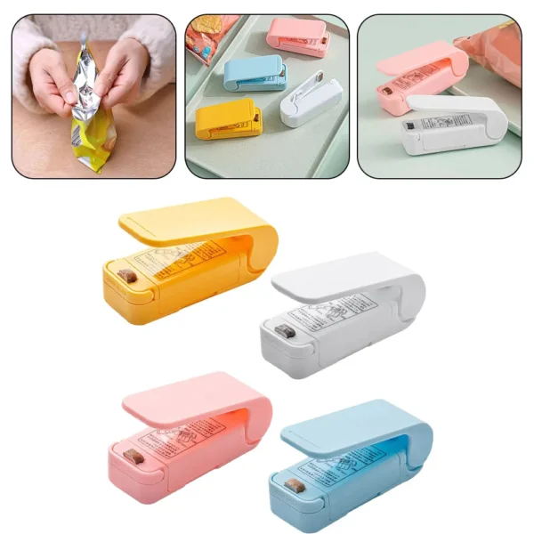 Plastic Heat Bag Sealer Food Packaging Sealing Machine Portable Snack Bag Sealing Clip Kitchen Storage Accessories Home Gadgets - Image 2