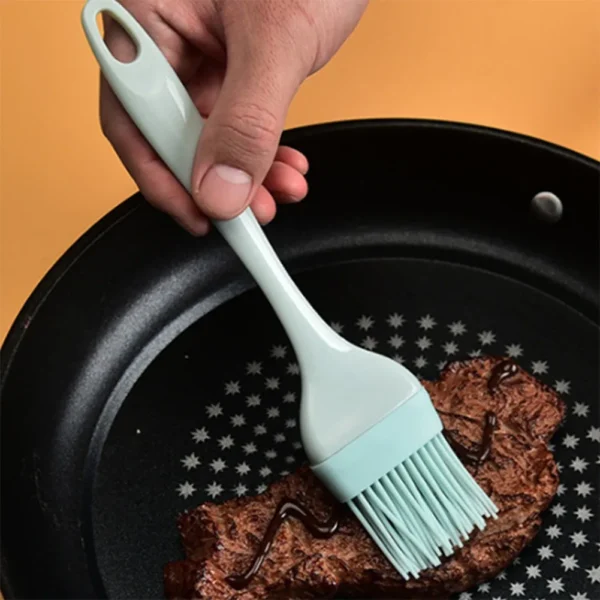 3PCS Silicone Spatula Set | Non-Stick Cake Scraper, Oil Brush & Mixer Spatula for Baking, Cooking & DIY - Image 2