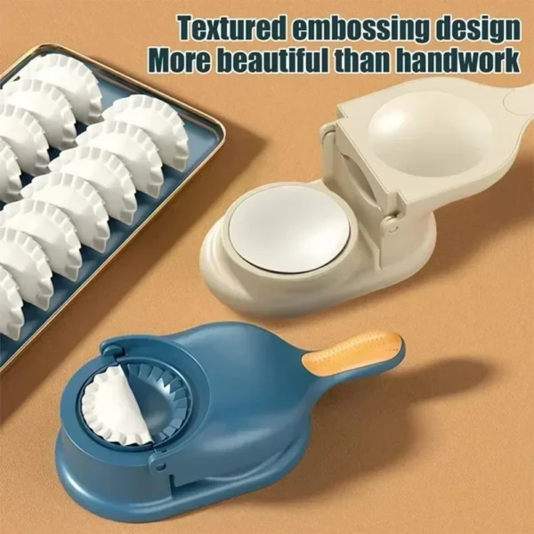 2 in1 Dumpling Maker DIY Kit Wrapper Presser Dough Pressing Ideal for Home Cooking Dough Skin Molder Machine Kitchen Gadgets - Image 6