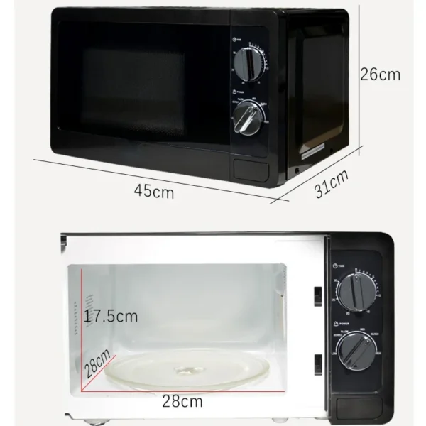 Fully Automatic 20L Microwave Oven Marine Commercial Household Temperature Control Microwave Steam Grill 1050W - Image 5