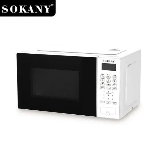 Houselin Benchtop Microwave with Smart Sensor, Touch, One-Touch Quick Menu, Silent Option, 1100W, Stainless Steel
