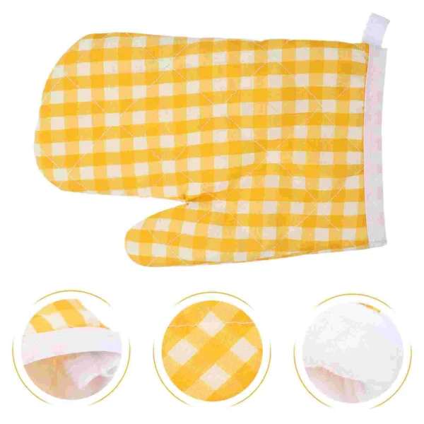 Children's Thermal Gloves Microwave Mitt Wear-resistant Kids Oven Cooking Heat-resistant Girl Supple Insulation