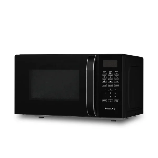 20L Pre-programmed Microwave Oven LED digital display black Microwave Oven Household Appliances