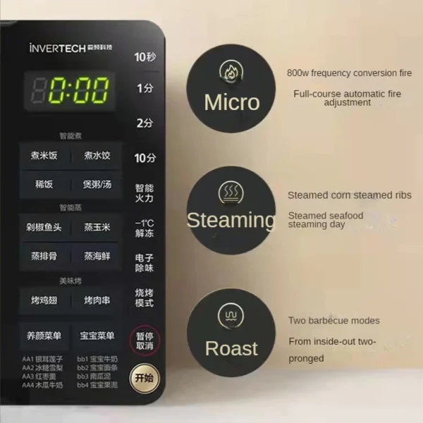 20L Midea M3-208E Microwave Oven Intelligent Microwave Ovens Multi-Function Conversion Plate Micro Steaming Baking Integrated - Image 2