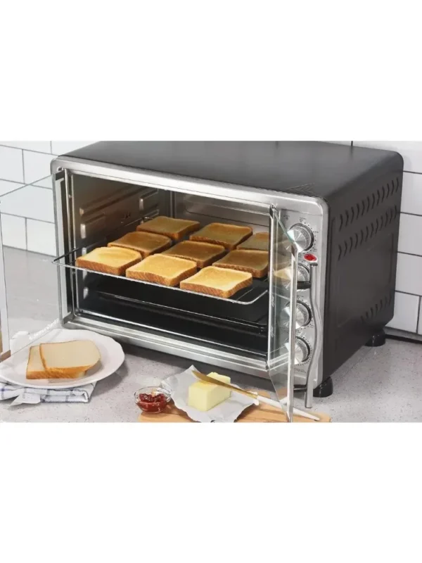 Microwave Ovens, 18-Slice Convection Oven, 4-Control Knobs, Bake Broil Toast Rotisserie, Keep Warm, Microwave Ovens - Image 2