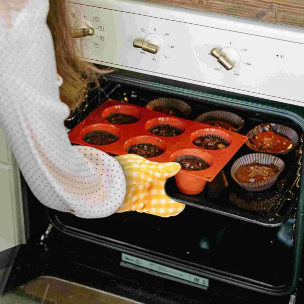 Children's Thermal Gloves Microwave Mitt Wear-resistant Kids Oven Cooking Heat-resistant Girl Supple Insulation - Image 4