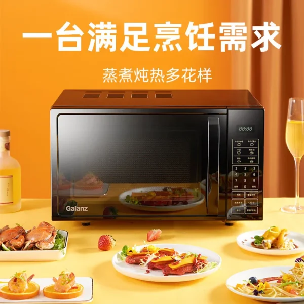 микроволновая печь Office Intelligent Rotary Home Multifunctional Heating Microwave Oven - Image 3