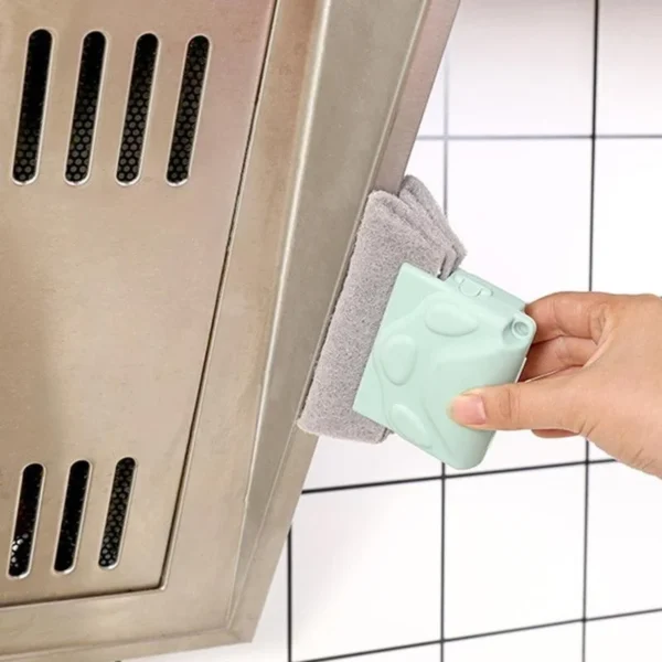 Window Groove Cleaning Brush – PP + Scouring Pad for Household & Kitchen Cleaning - Image 5