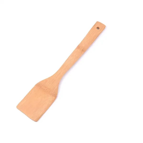 1 Pcs Bamboo Wooden Kitchen Tools Utensils Cooking Non-Stick Spatula Spoon New Wave Mini Wood for Spoon Flatware Kitchen Tool - Image 2
