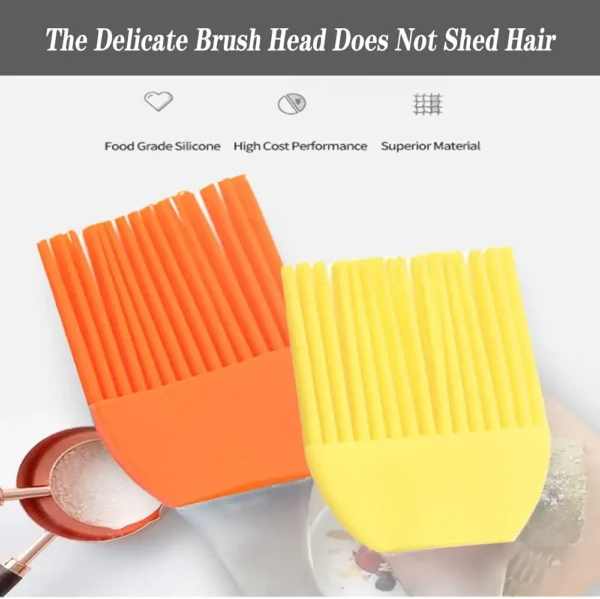 5PCS Silicone Barbeque Brush Cooking BBQ Heat Resistant Oil Brushes Kitchen Supplies Bar Cake Baking Tools Utensil Supplies - Image 3