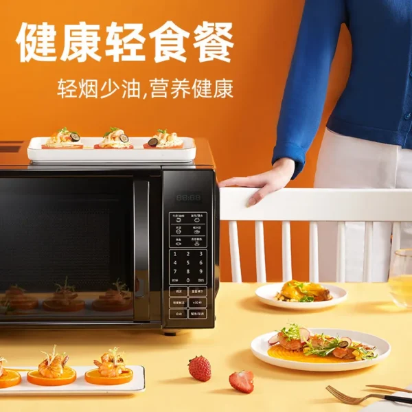 микроволновая печь Office Intelligent Rotary Home Multifunctional Heating Microwave Oven - Image 4