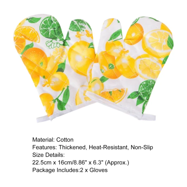 1 Pc Oven Gloves for Home Soft Random Colors Washable Thick Cotton Pot Holders Machine Cotton Lining Wholesale Kitchen Accessory - Image 2
