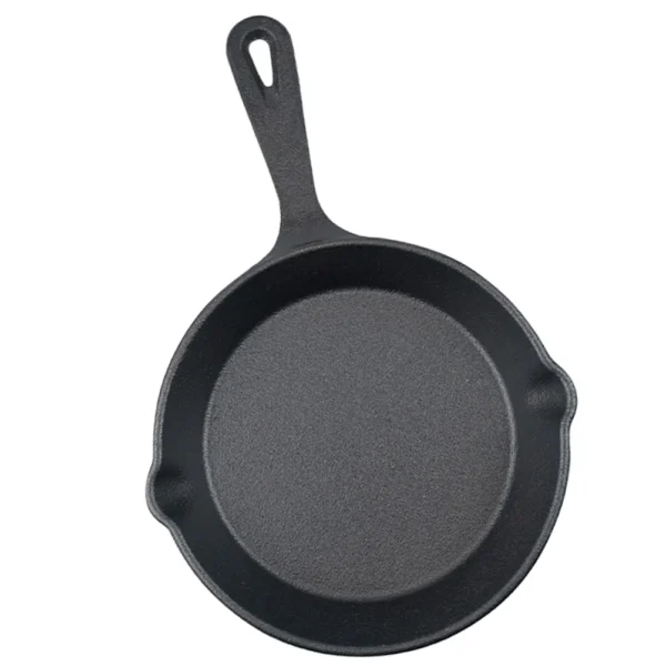 Cast Iron Skillet Egg Frying Pan Kitchen Essentials Multifunctional Cooking Non-stick Mini Small Waffle Maker - Image 2