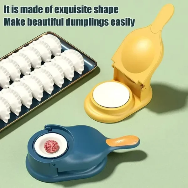 2 in1 Dumpling Maker DIY Kit Wrapper Presser Dough Pressing Ideal for Home Cooking Dough Skin Molder Machine Kitchen Gadgets - Image 5