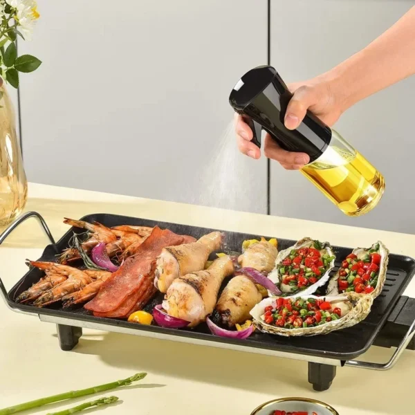 200/300/500ml Oil Spray Bottle for BBQ & Cooking | Olive Oil Sprayer, Vinegar Dispenser, Baking & Roasting Oil Sprayer