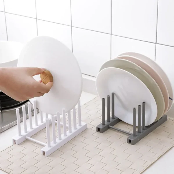 Detachable Plastic Kitchen Dish Bowl Plate Drying Utensils Rack Drainer Holder Removable Cutlery Storage Rack Draining Tool - Image 3