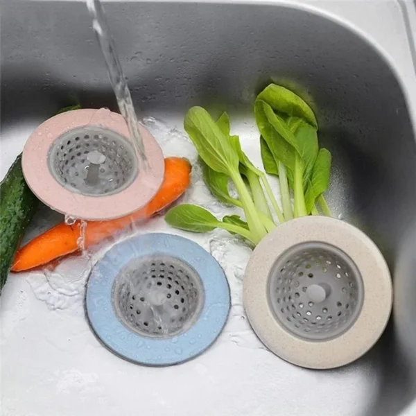Sink Filter Tank Floor Drain Cover Hair Prevent Clogging Kitchen Sink Drain Plug Filter Kitchen Utensils - Image 2