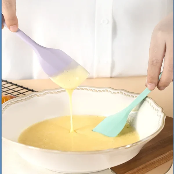 Silicone Cream Spatula | Non-Stick Butter Spatula, Heat-Resistant Baking Tool for DIY Cake Decorating & Cooking - Image 4